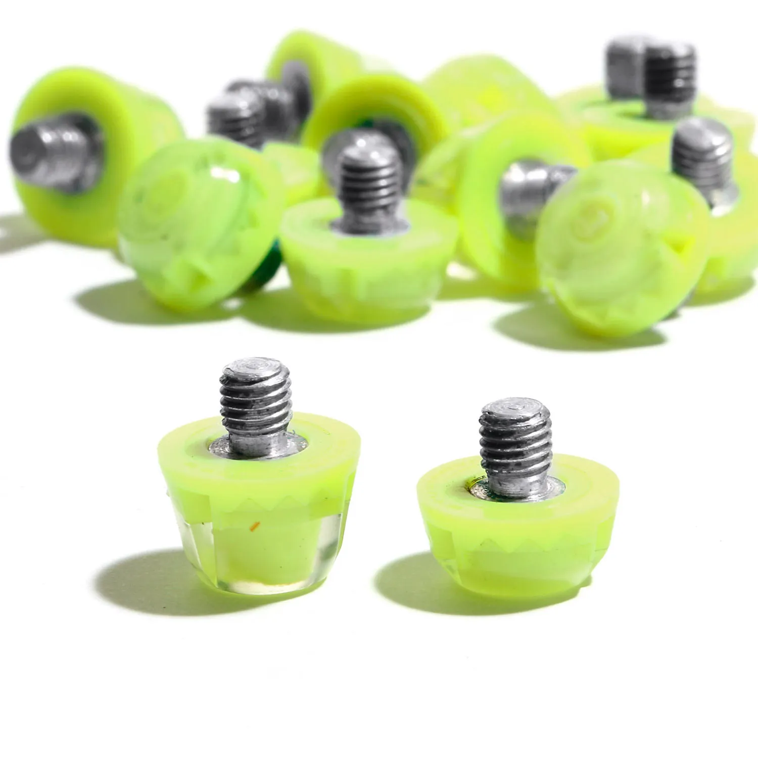 14x taco goma TPU botas fútbol estándar Studiamonds amarillo