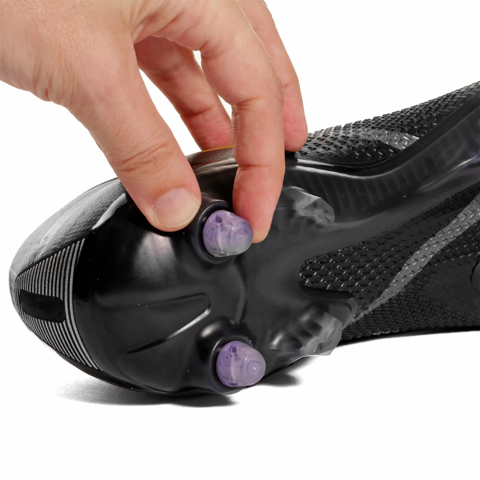 14x taco goma TPU botas fútbol estándar Studiamonds púrpura