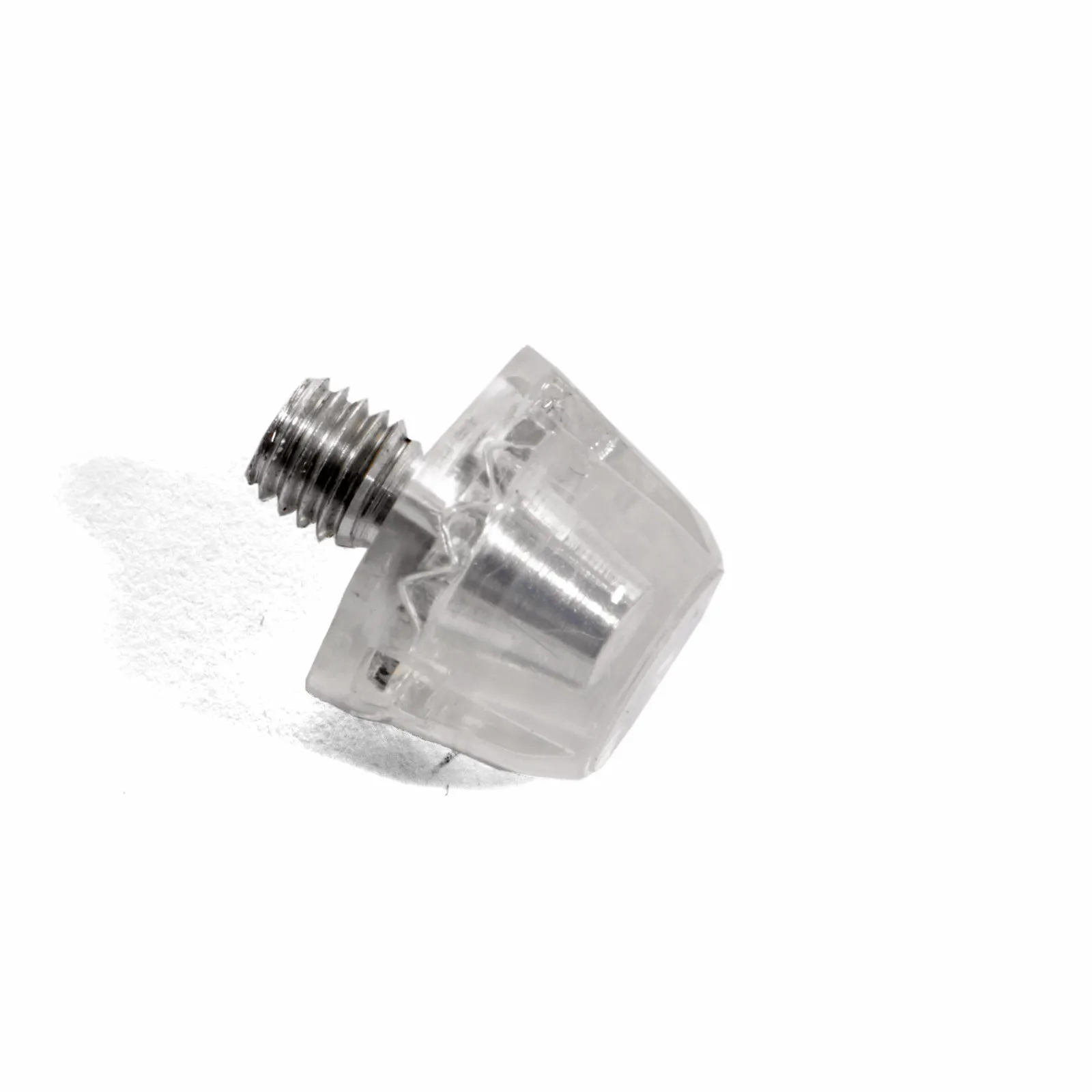 1x taco goma TPU 9mm botas estándar Studiamonds transparente