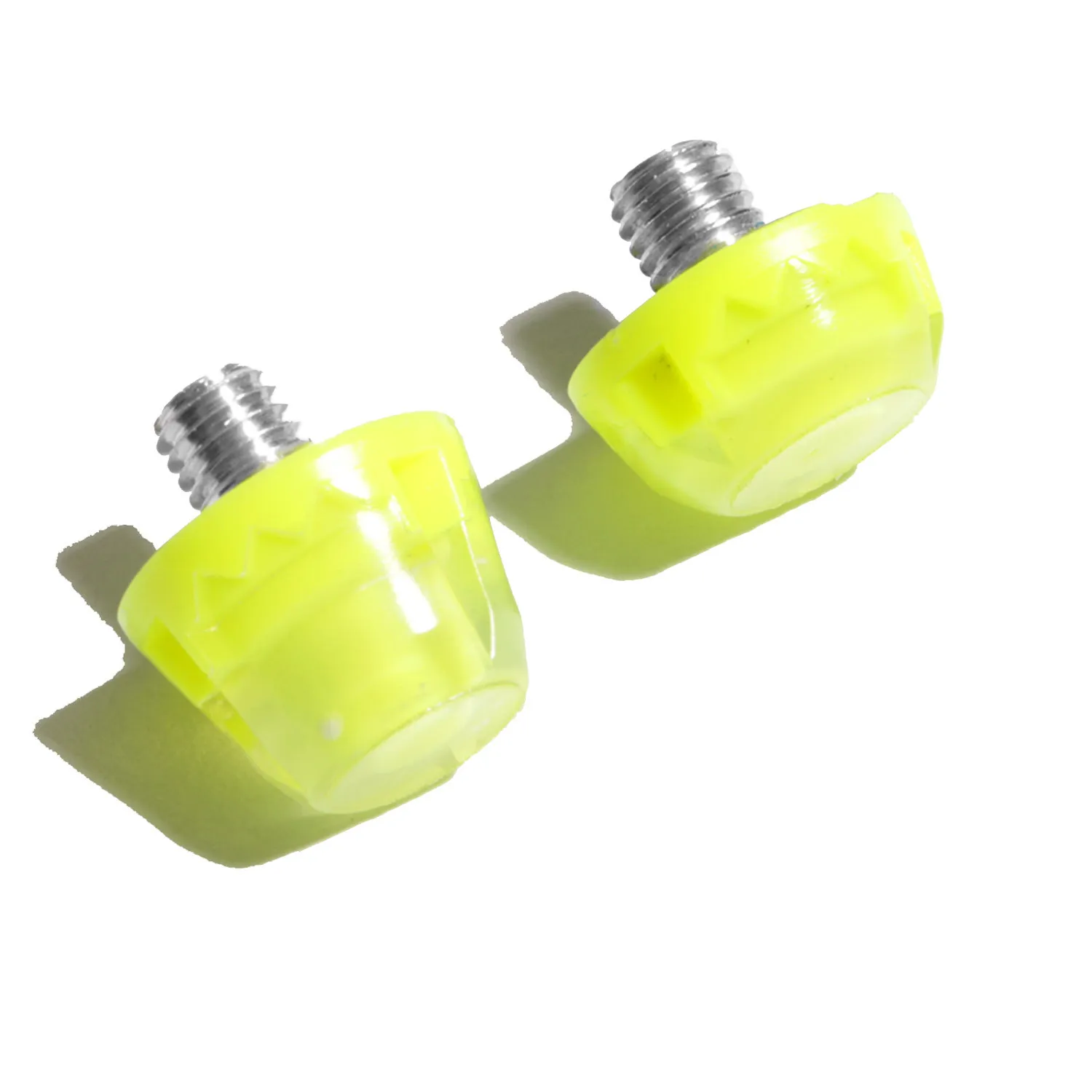 2x tacos goma TPU botas fútbol estándar Studiamonds amarillo