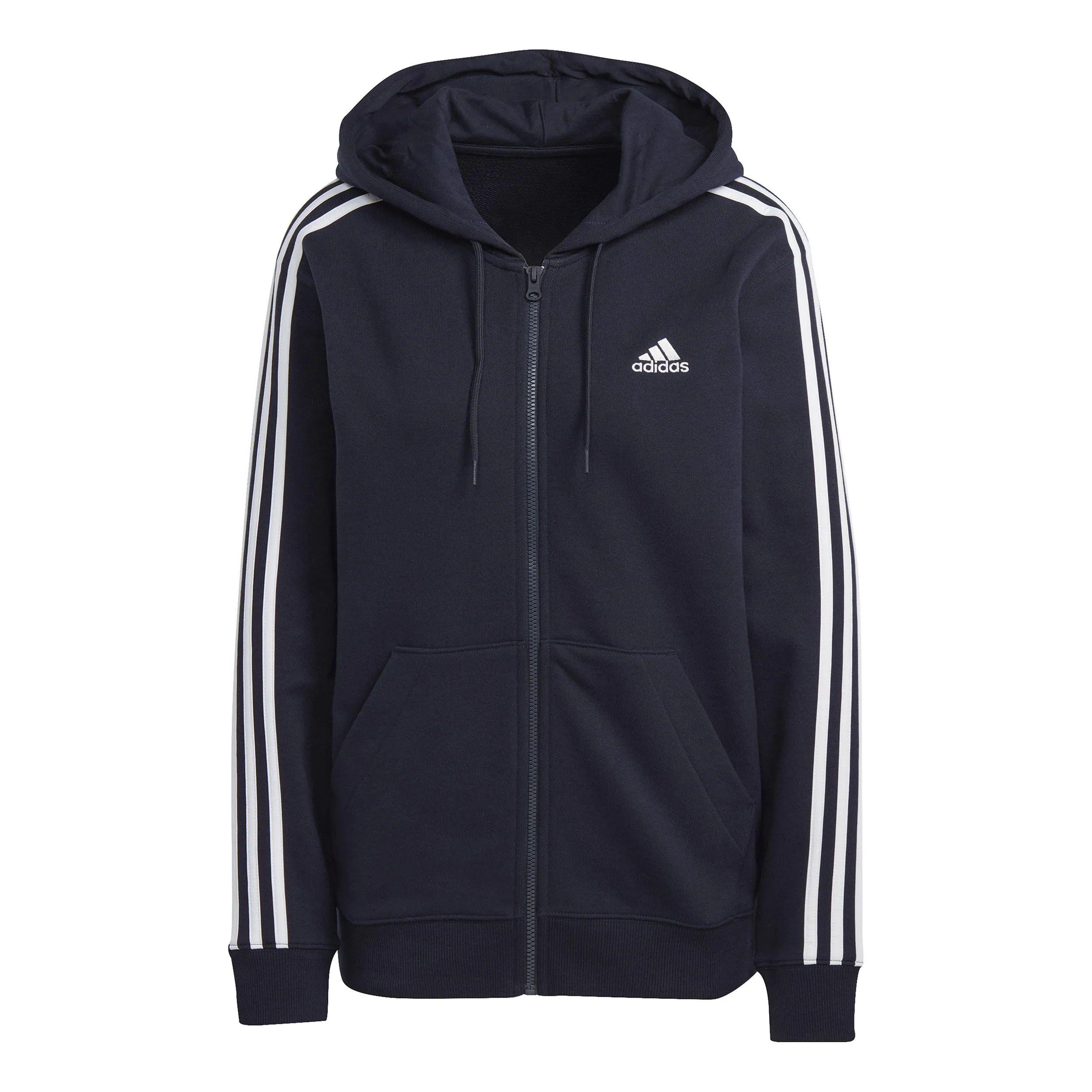 3 Stripes French Terry Sudadera Con Cremallera Mujeres