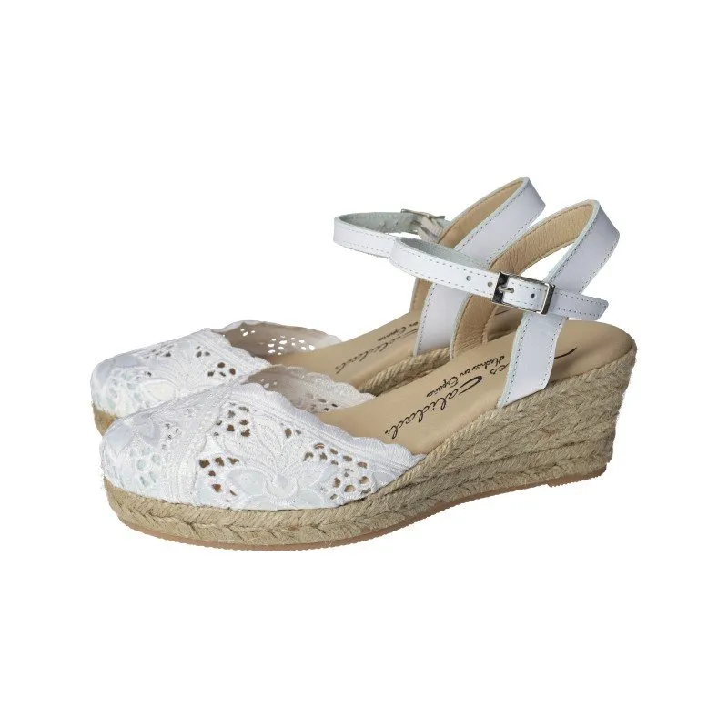 5004 ZAPATILLAS DE ENCAJE color BLANCO