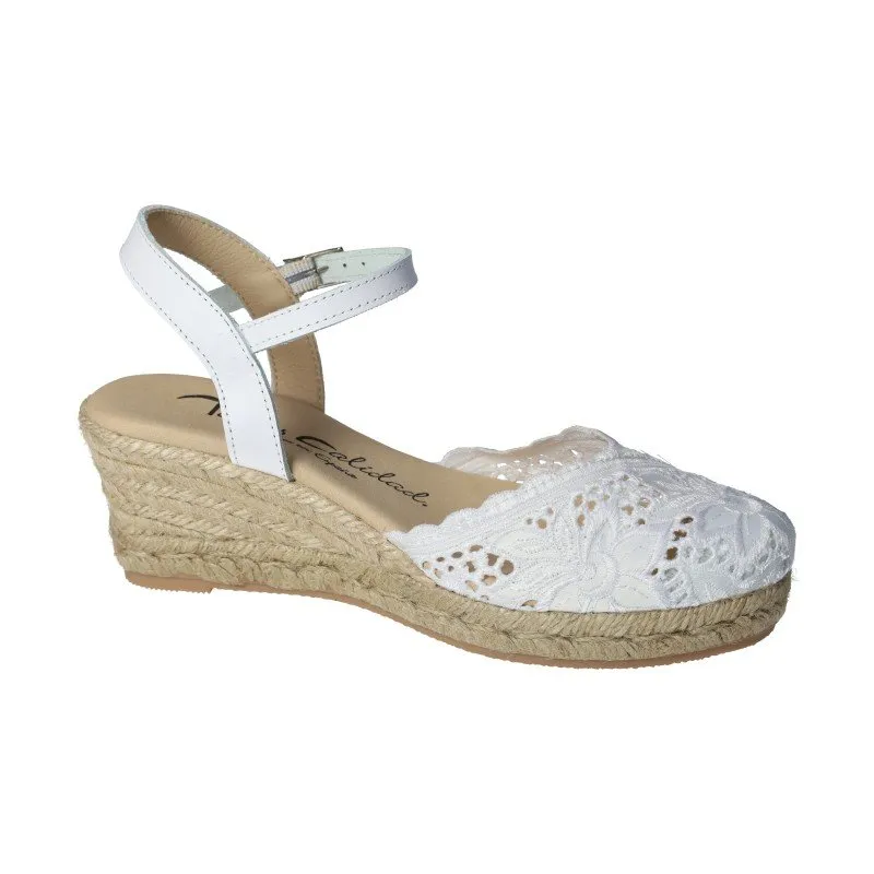 5004 ZAPATILLAS DE ENCAJE color BLANCO