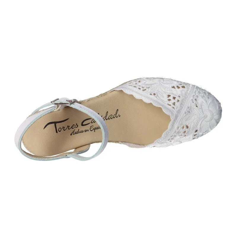 5004 ZAPATILLAS DE ENCAJE color BLANCO