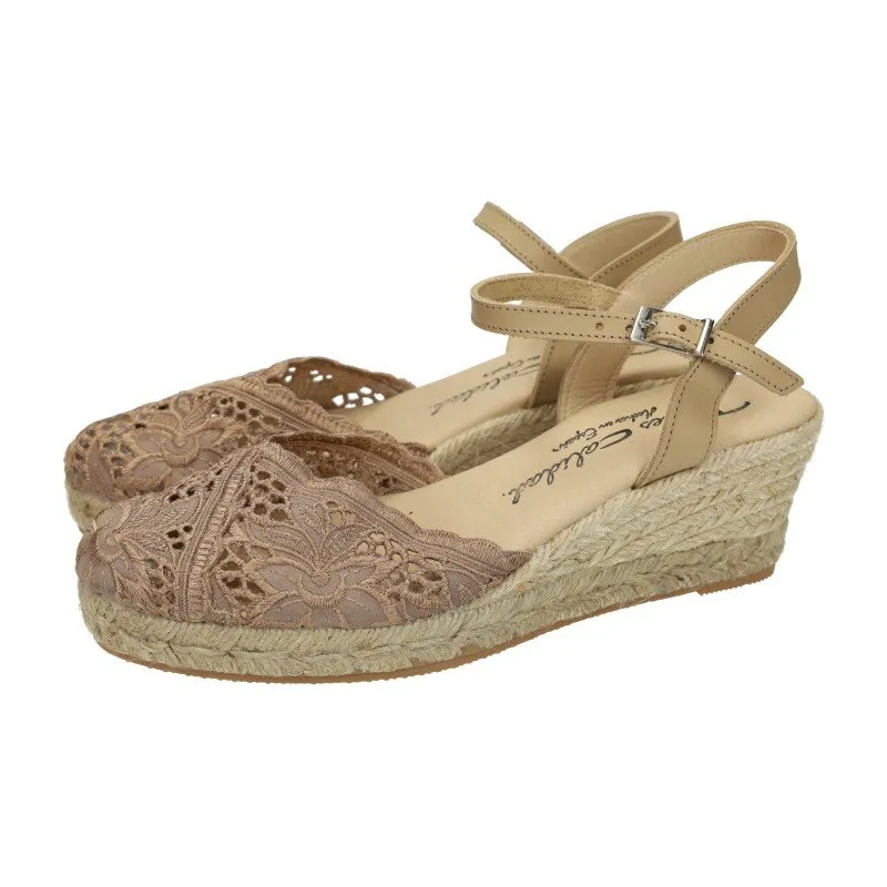 5004 ZAPATILLAS DE ENCAJE color CAMEL