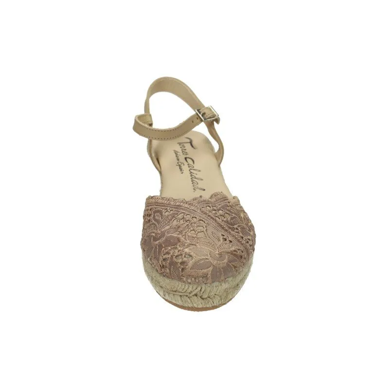 5004 ZAPATILLAS DE ENCAJE color CAMEL