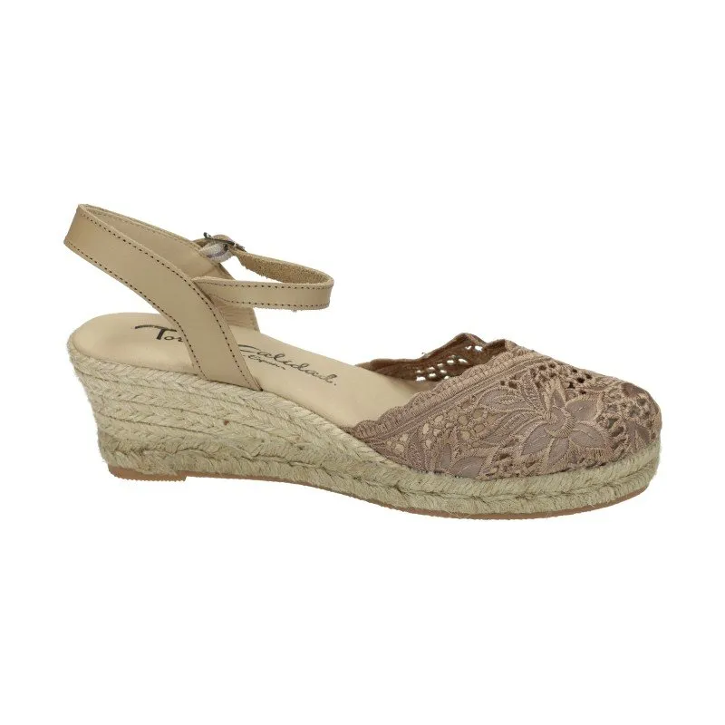 5004 ZAPATILLAS DE ENCAJE color CAMEL