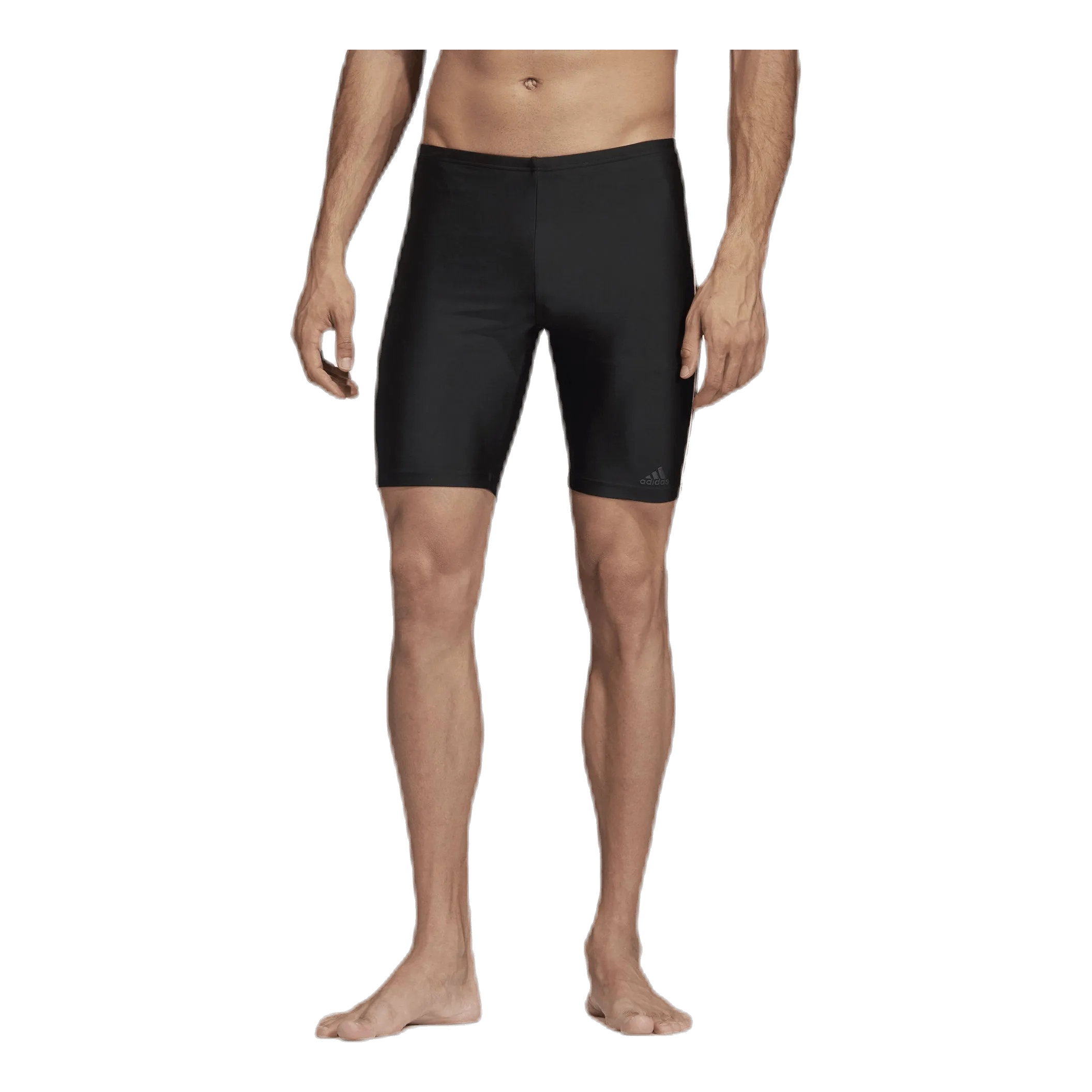 Adidas Fitness 3 Stripes Swim Jammer Black / White