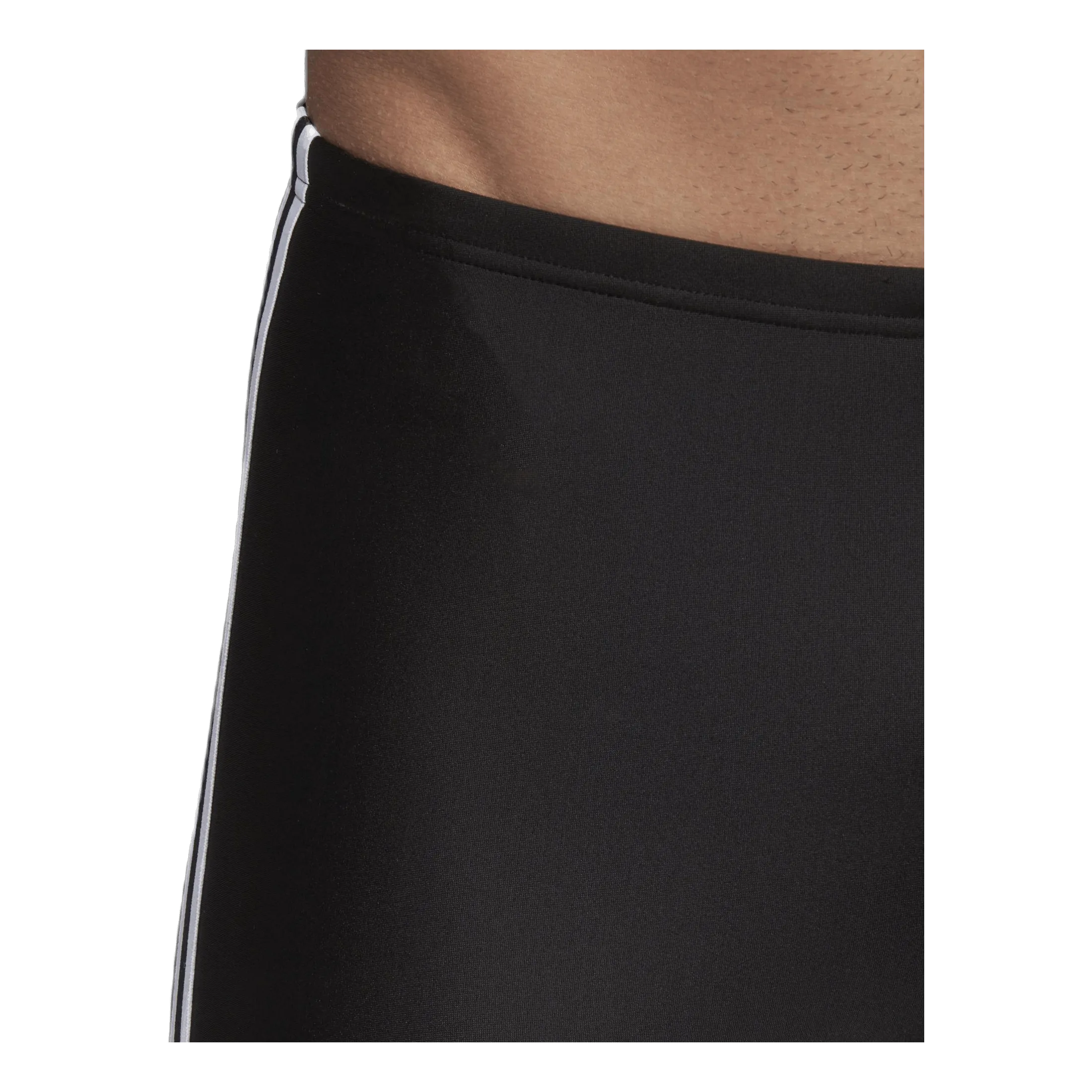 Adidas Fitness 3 Stripes Swim Jammer Black / White