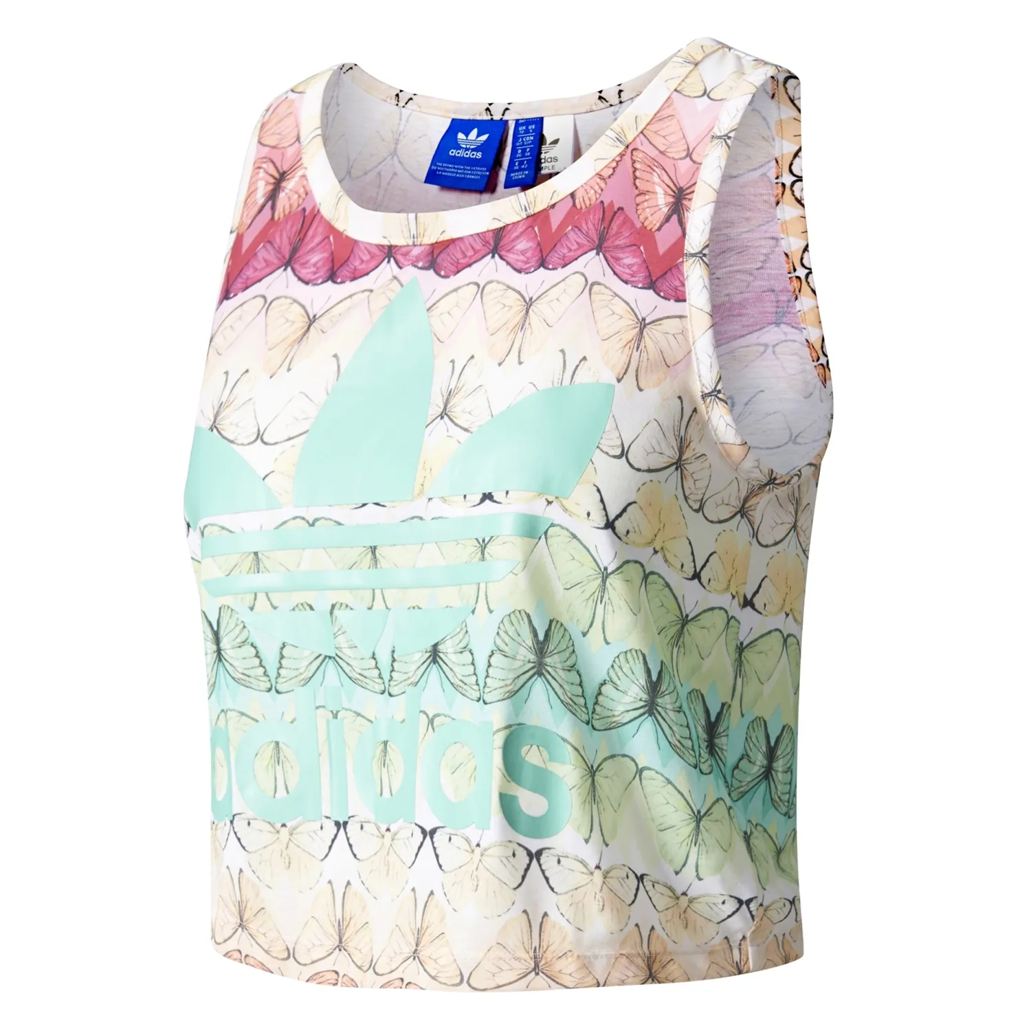 Adidas Originals Borbofresh Loose Crop Tank  "Rainbow Butterfly" (multicolor)