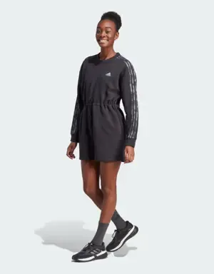 Adidas Vestido Floral Graphic Fleece 3 bandas