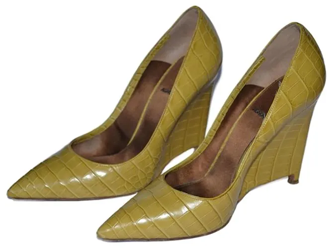 Agnona escote Amarillo 