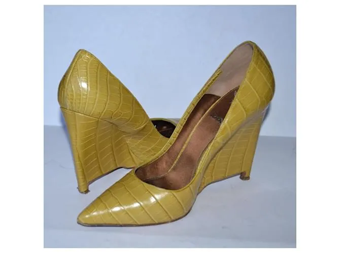 Agnona escote Amarillo 