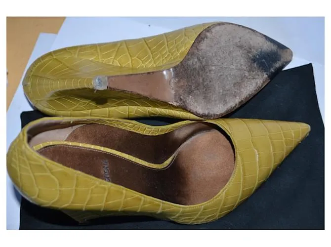 Agnona escote Amarillo 