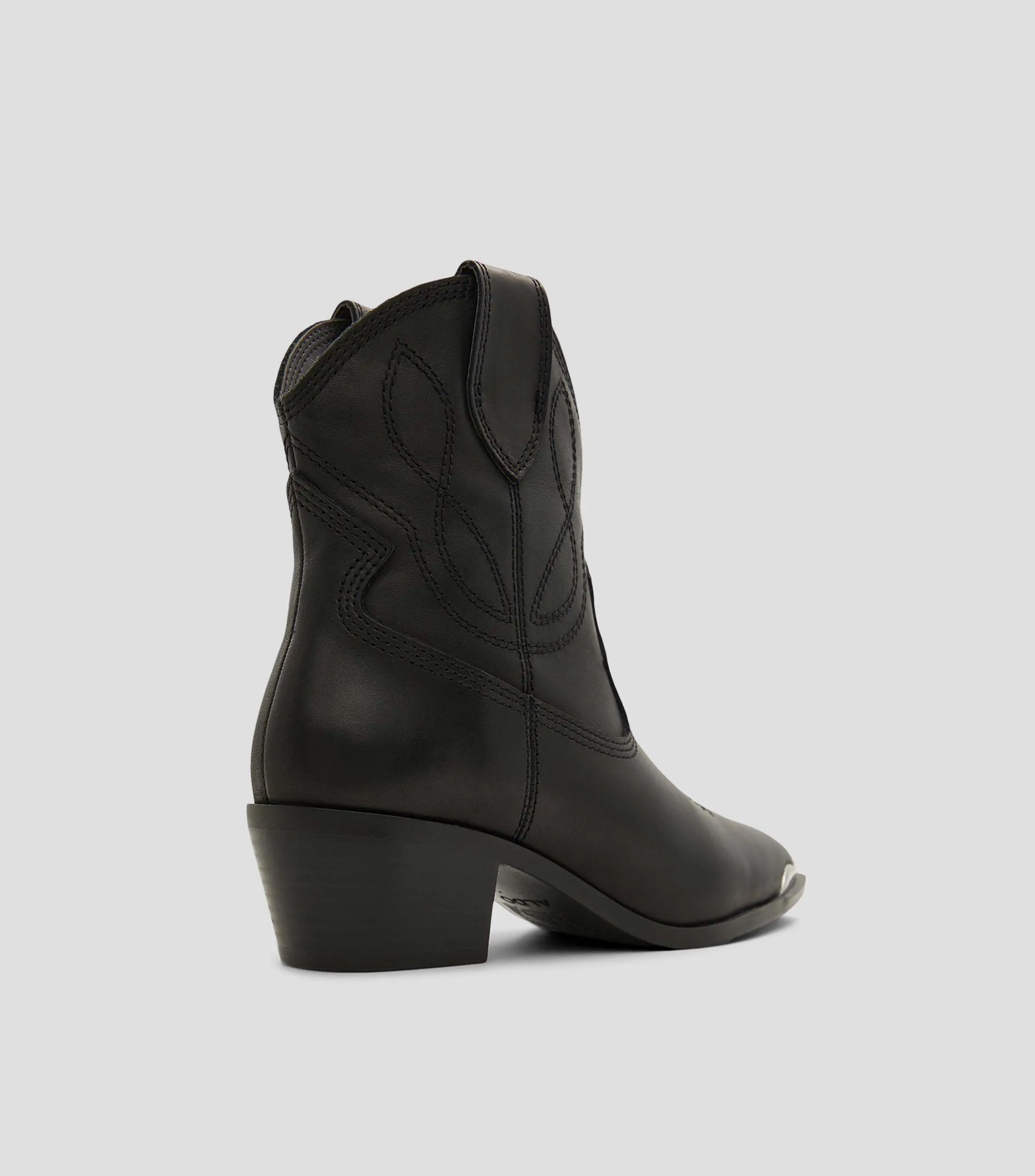 Aldo Botines vaqueros en piel con tacón medio ancho Mujer