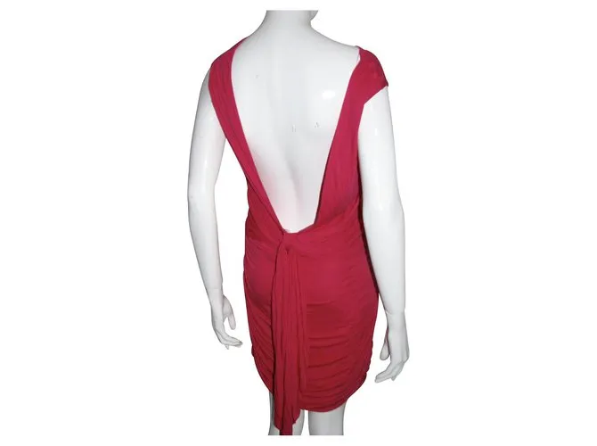Alice by Temperley Vestido de espalda baja Fucsia 