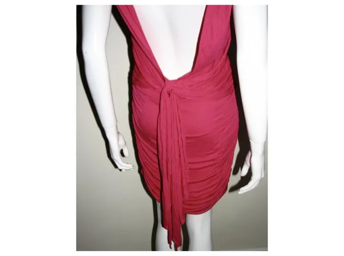 Alice by Temperley Vestido de espalda baja Fucsia 