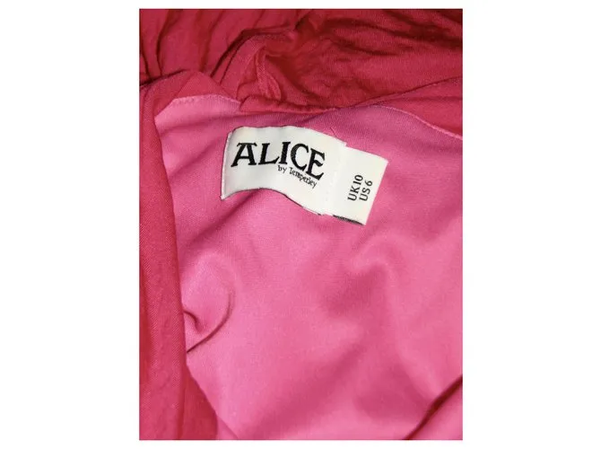 Alice by Temperley Vestido de espalda baja Fucsia 