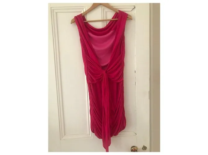 Alice by Temperley Vestido de espalda baja Fucsia 
