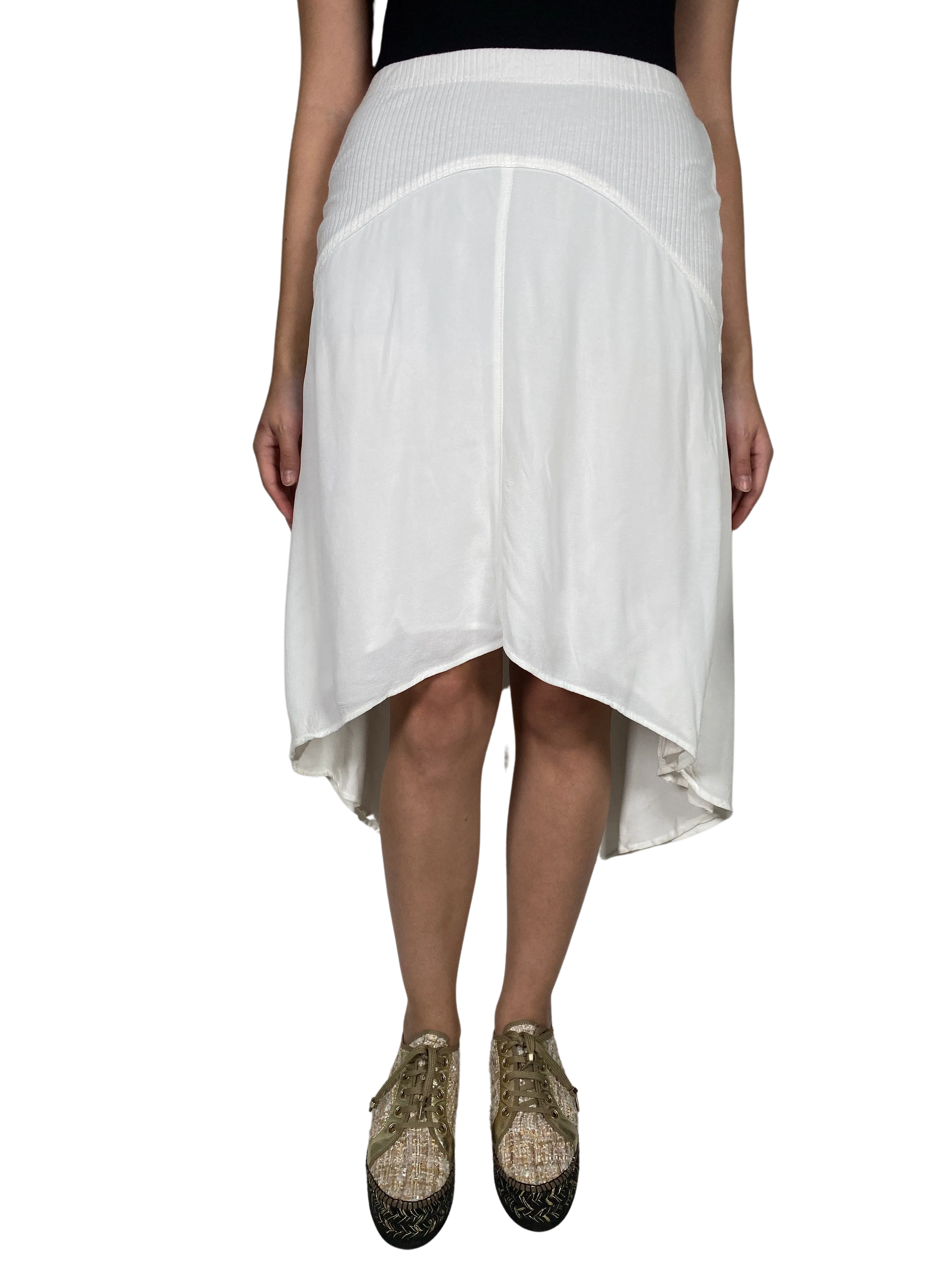 ANTHROPOLOGIE Falda Blanca