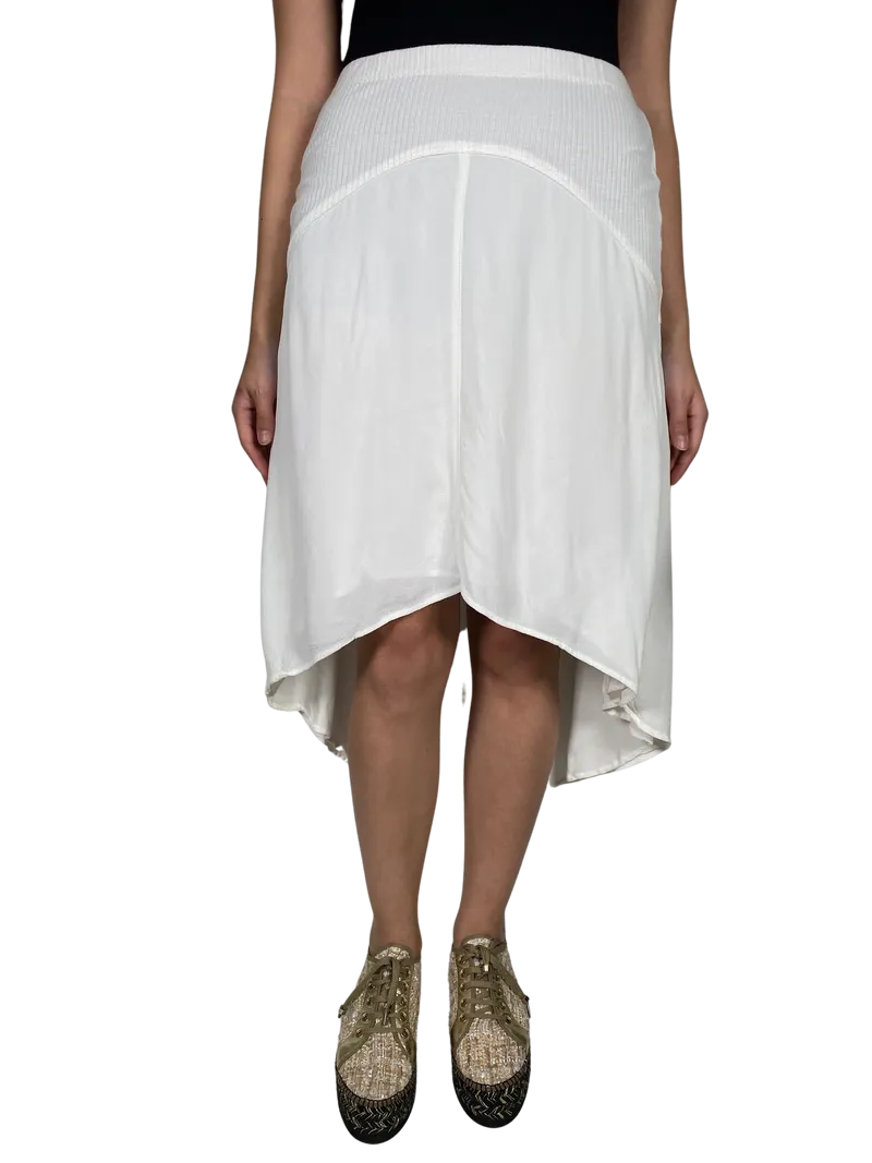 ANTHROPOLOGIE Falda Blanca