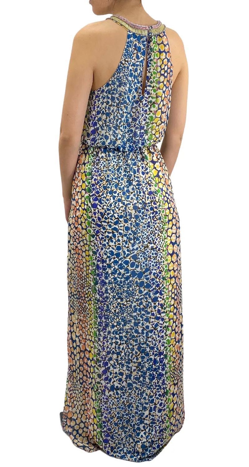 ANTHROPOLOGIE Vestido Maxi Multicolor