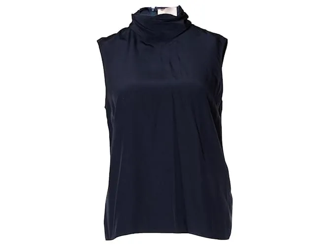 Autre Marque Roksanda, Top efecto pañuelo azul 