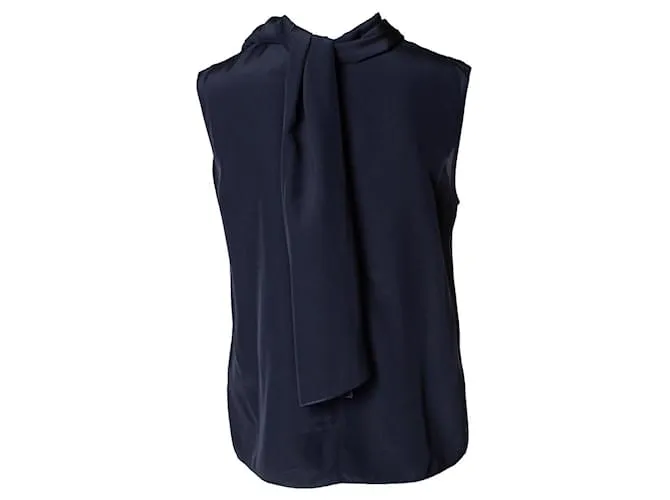 Autre Marque Roksanda, Top efecto pañuelo azul 