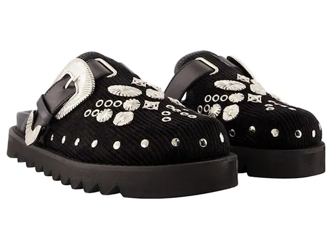 AUTRE MARQUE SANDALIAS AJ1058  TOGA PULLA  CUERO  NEGRO 