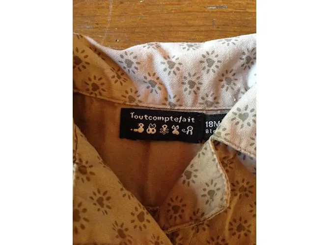 Autre Marque Vestido de niña toutcomptefait Beige 