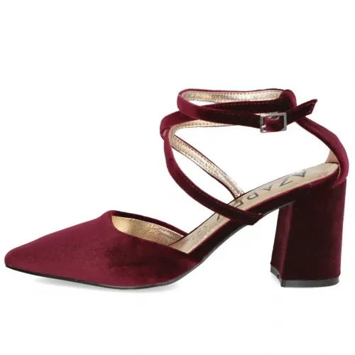 AZAREY 459H623 Zapatos de terciopelo con tacón