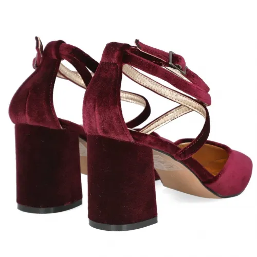 AZAREY 459H623 Zapatos de terciopelo con tacón