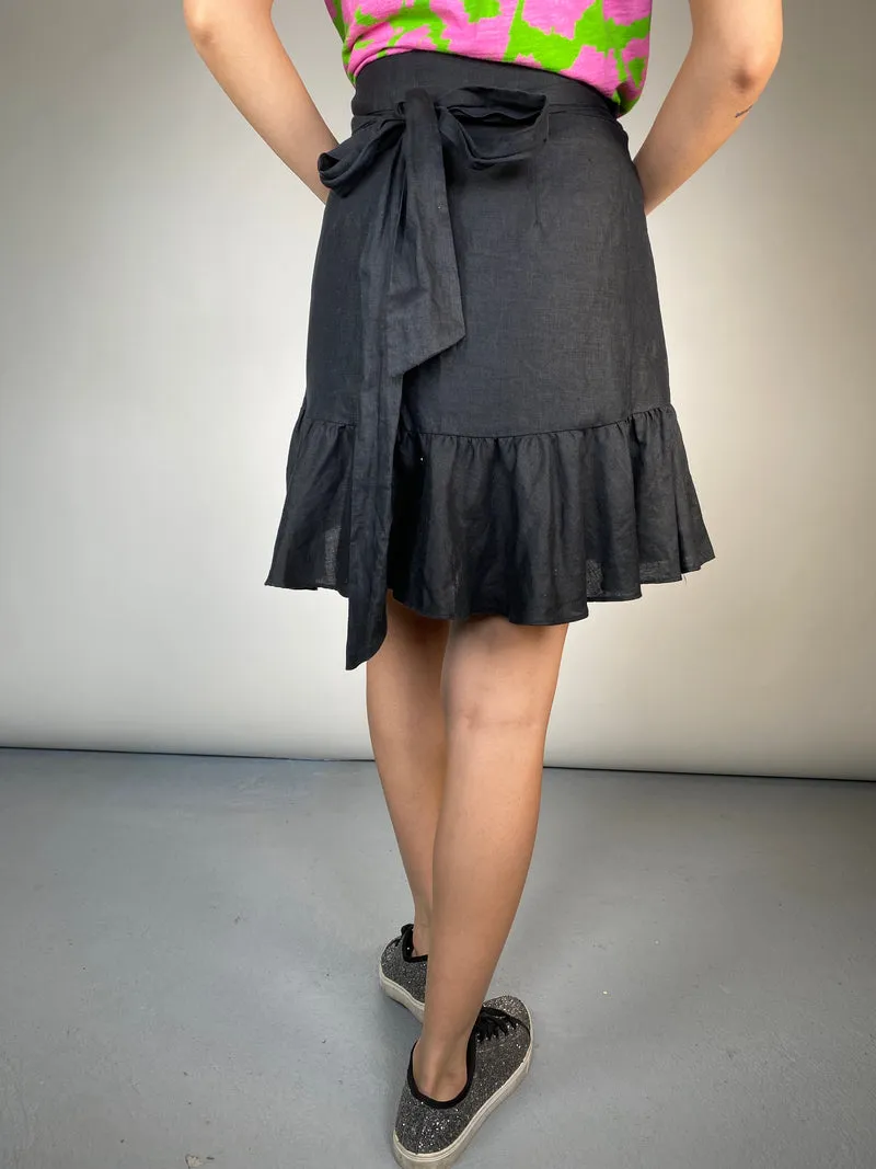 BANANA REPUBLIC Falda Wrap De Lino