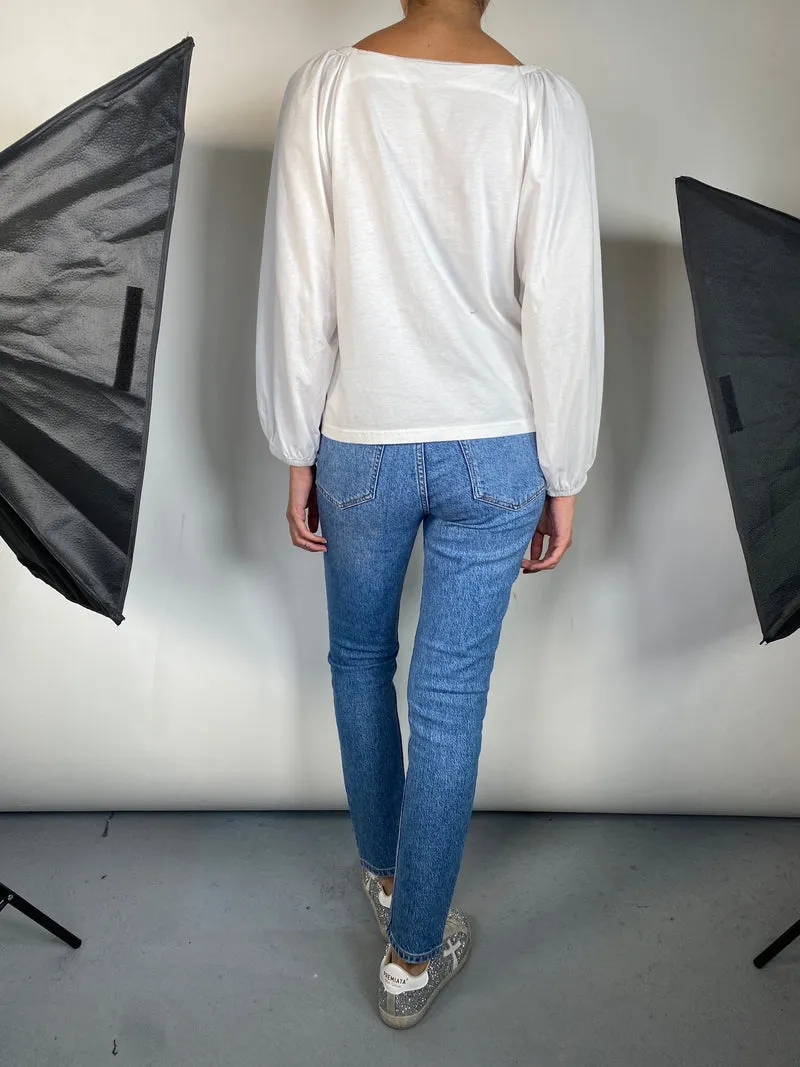 BANANA REPUBLIC Polera Blanca
