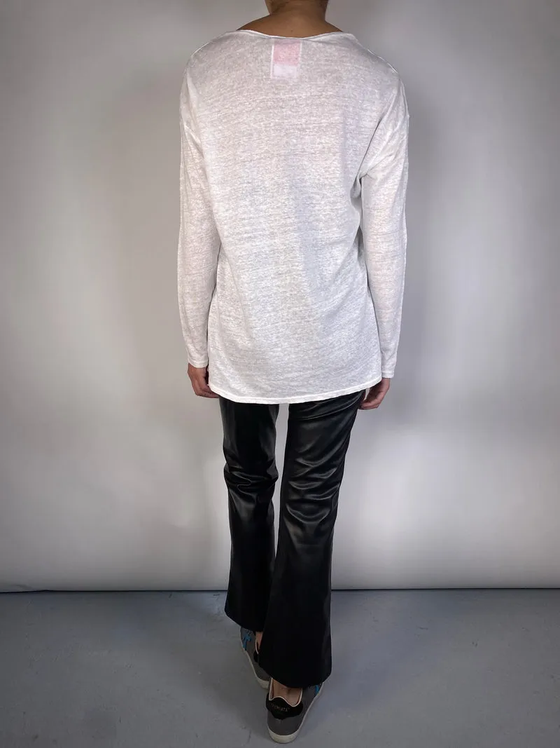 BANDITAS Polera de Lino Oversize