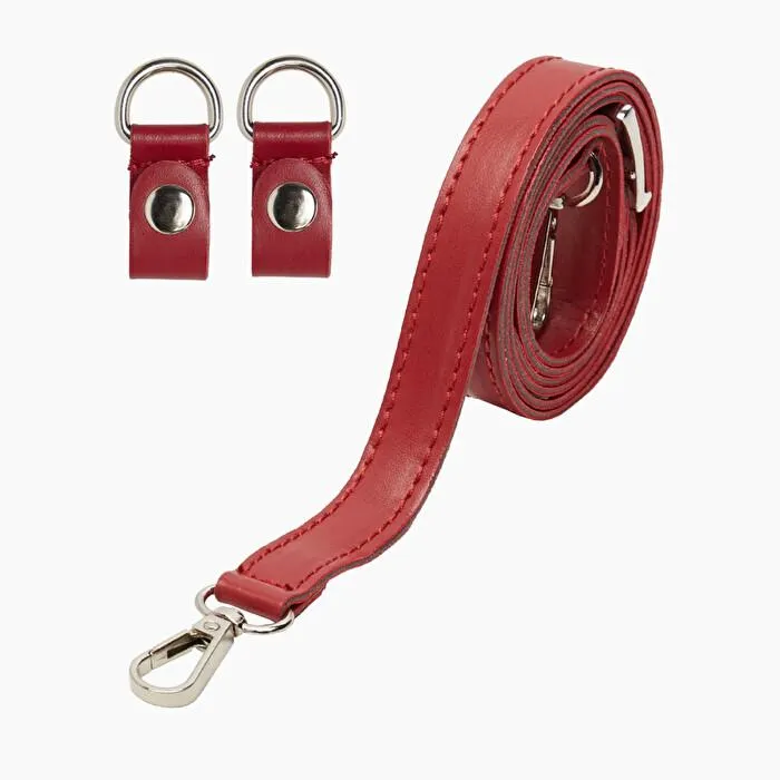 Bandolera extraslim rojo escarlata