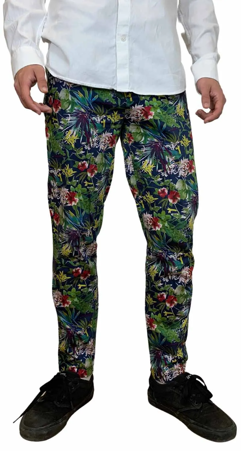BASEMENT Pantalón Chino Floral