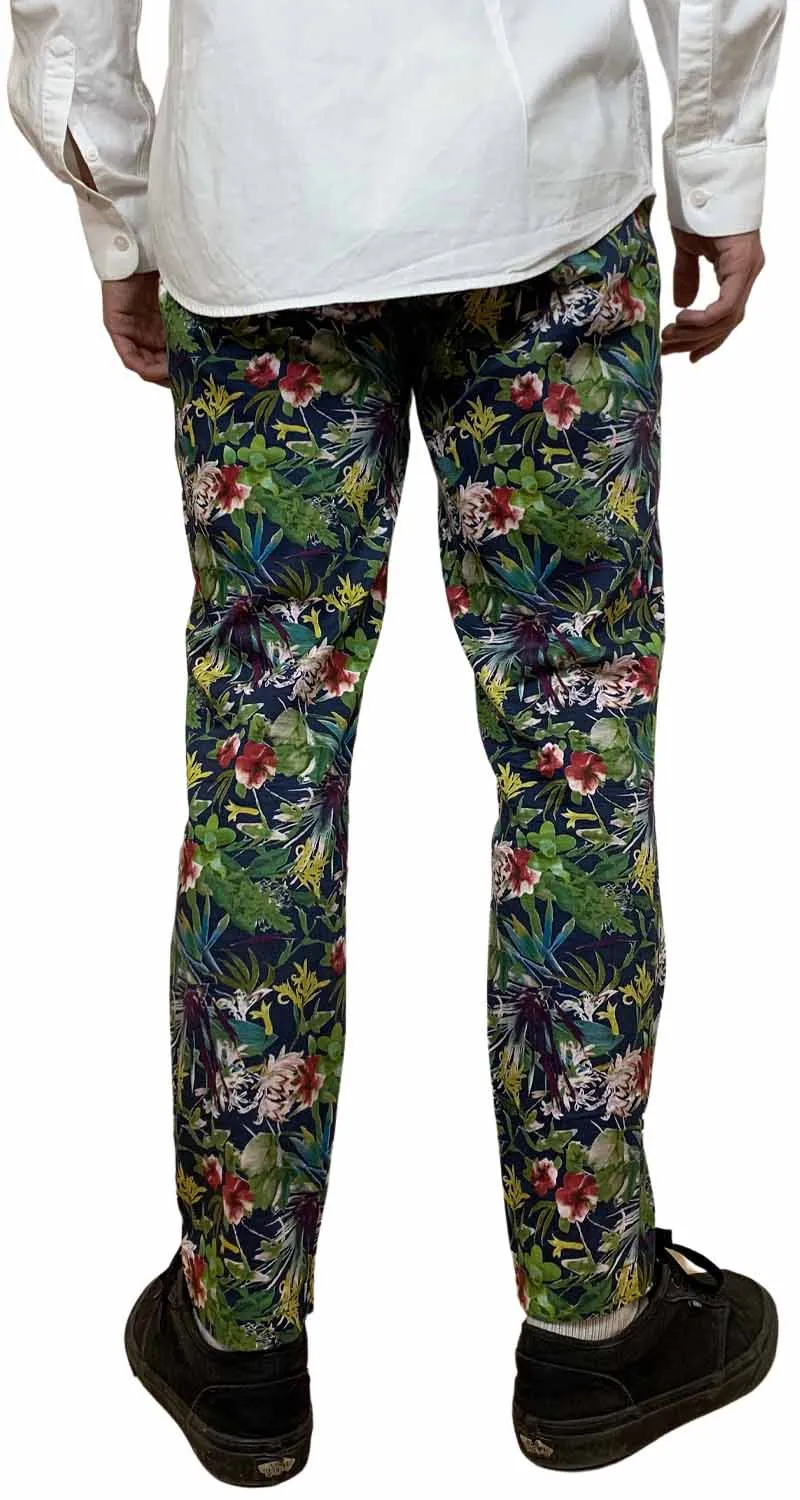 BASEMENT Pantalón Chino Floral