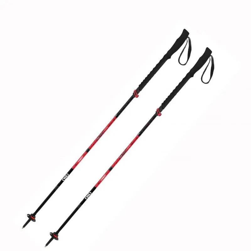 Bastones de trekking TSL Tour Carbon 5 (Negro rojo)