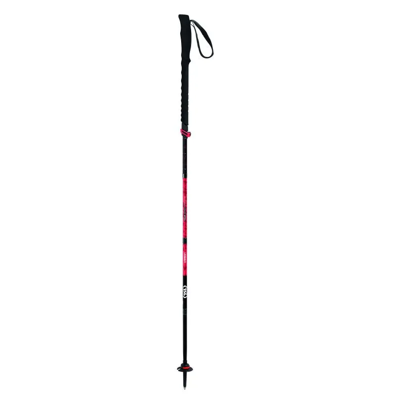 Bastones de trekking TSL Tour Carbon 5 (Negro rojo)