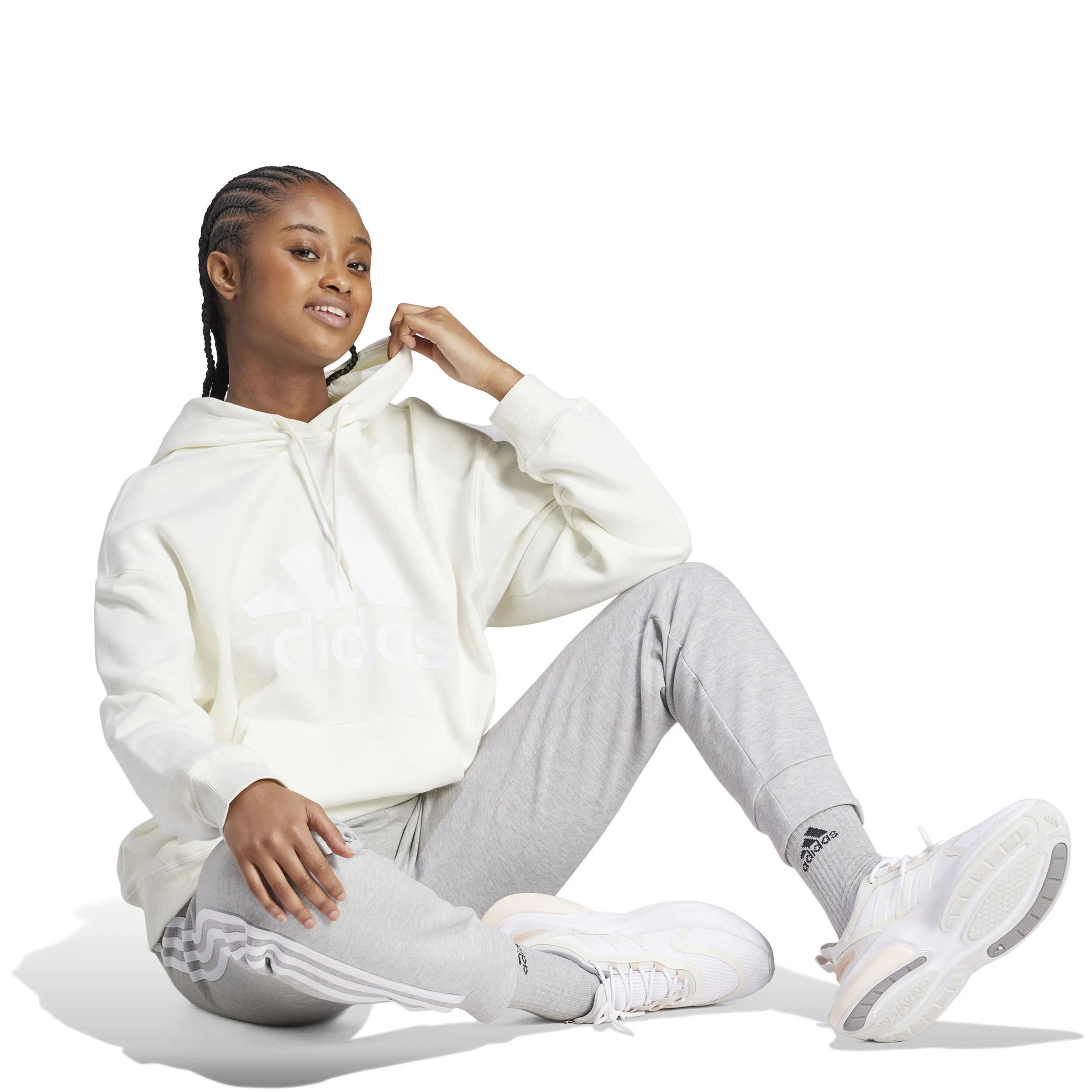 Big Logo French Terry Sudadera Con Capucha Mujeres