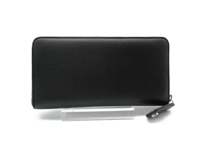BILLETERA BIFOLD DE CUERO NEGRO VIVIENNE WESTWOOD 