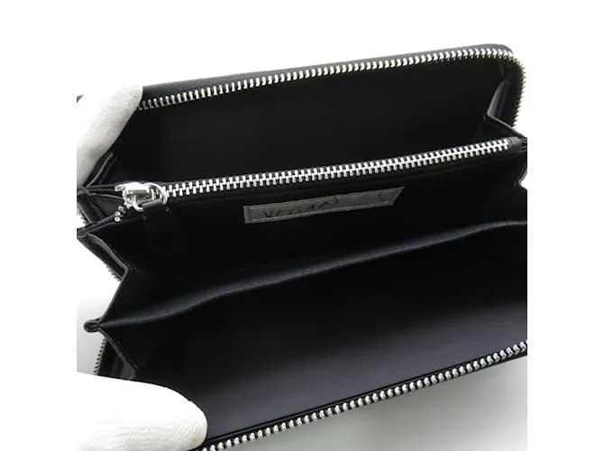 BILLETERA BIFOLD DE CUERO NEGRO VIVIENNE WESTWOOD 