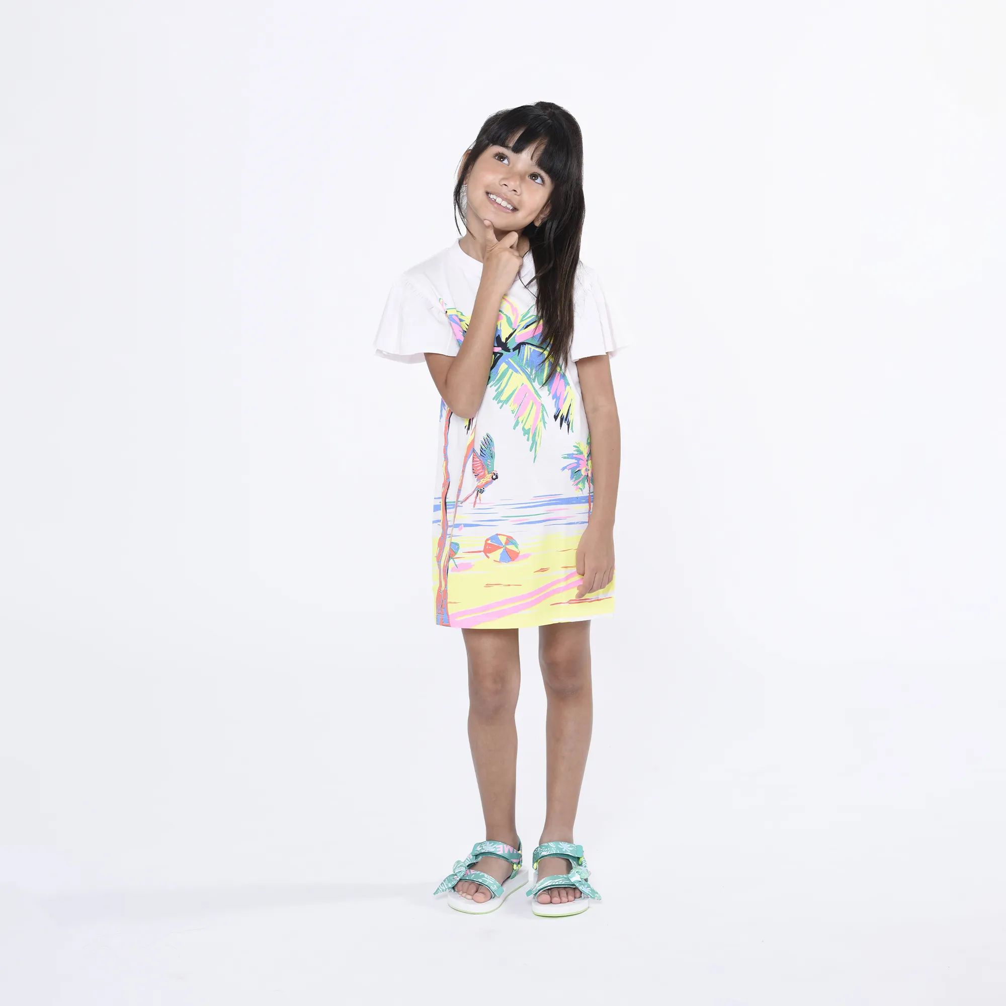 BILLIEBLUSH Vestido algodón de manga corta