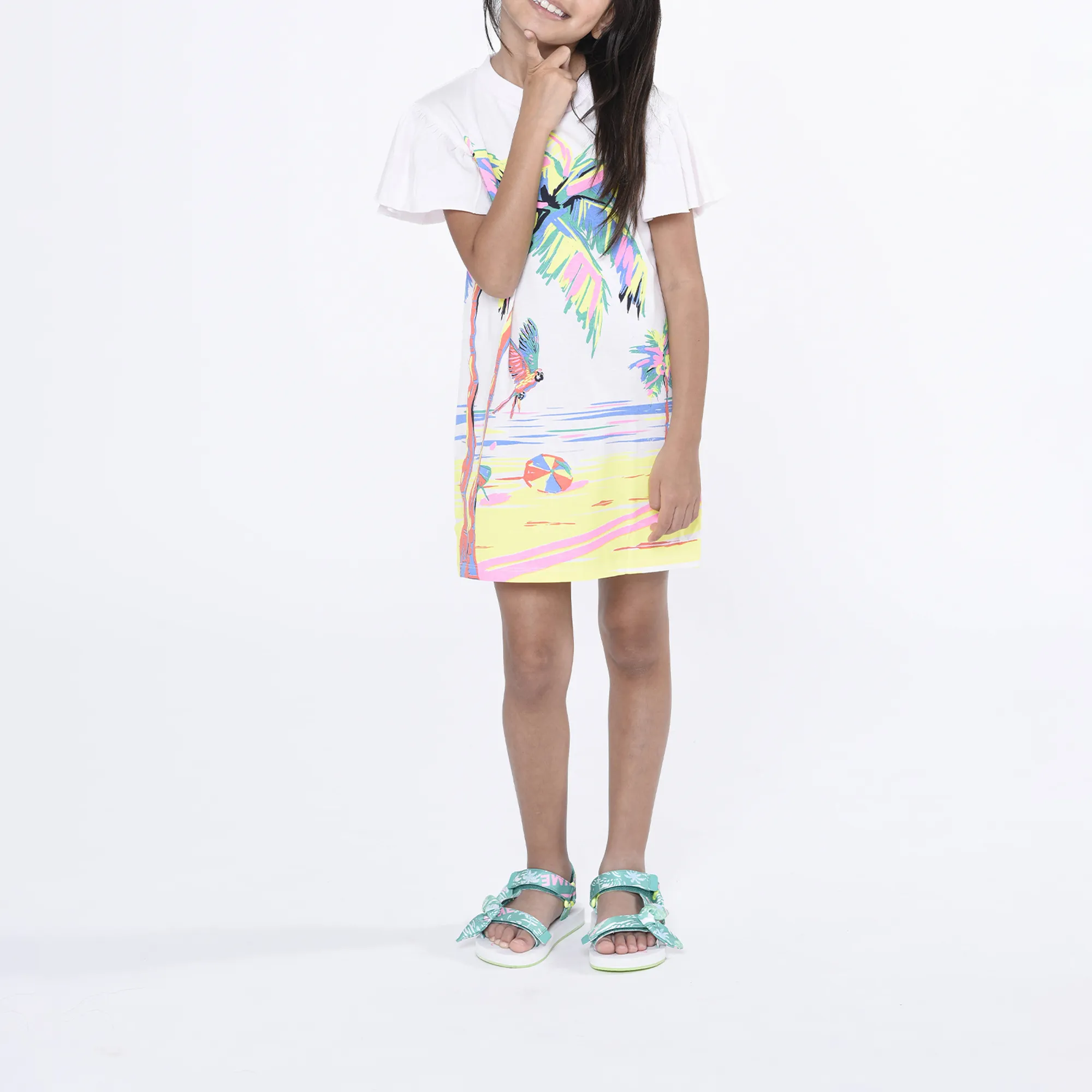 BILLIEBLUSH Vestido algodón de manga corta