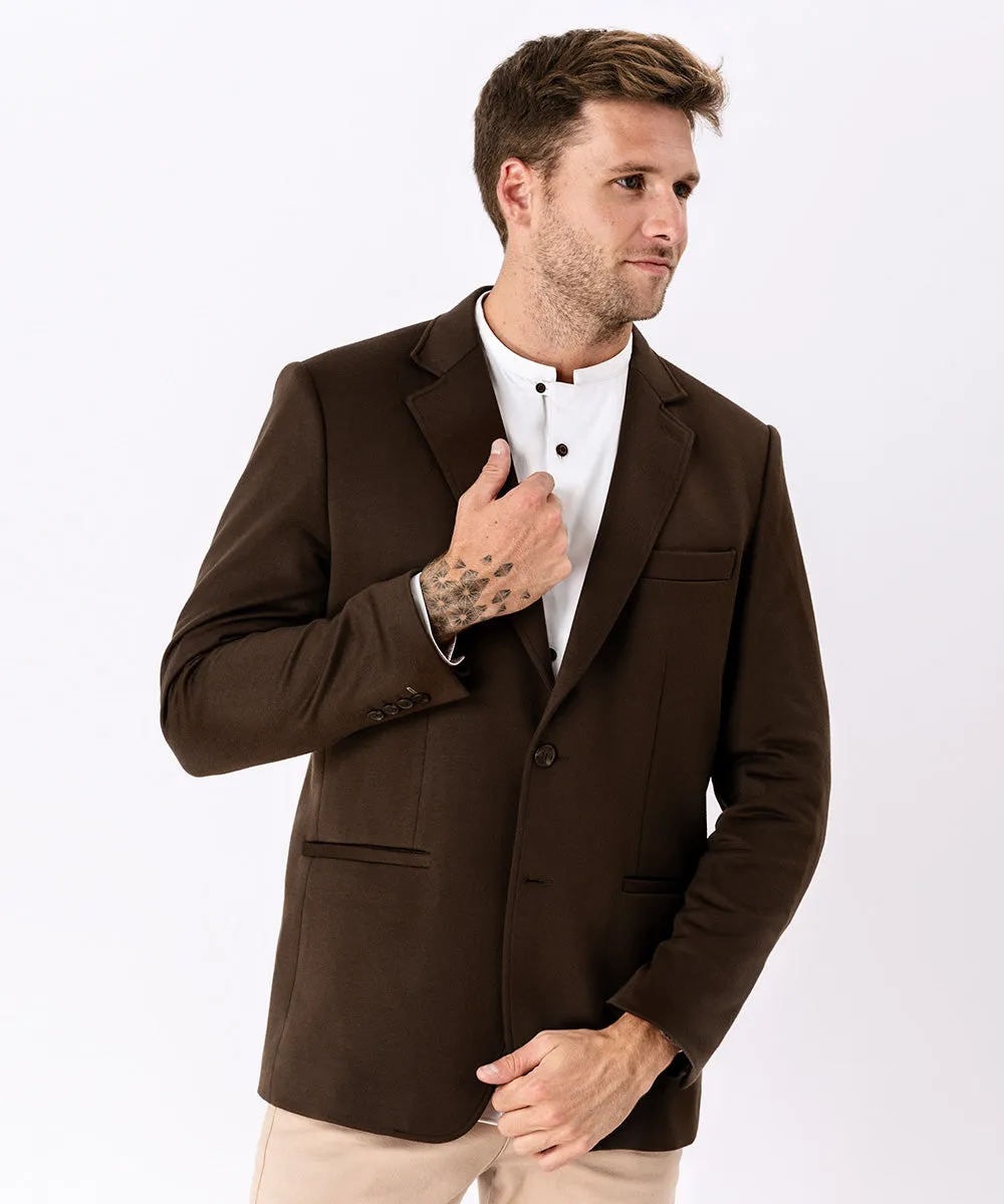 BLAZER MODA DE PUNTO OI23 MARRON
