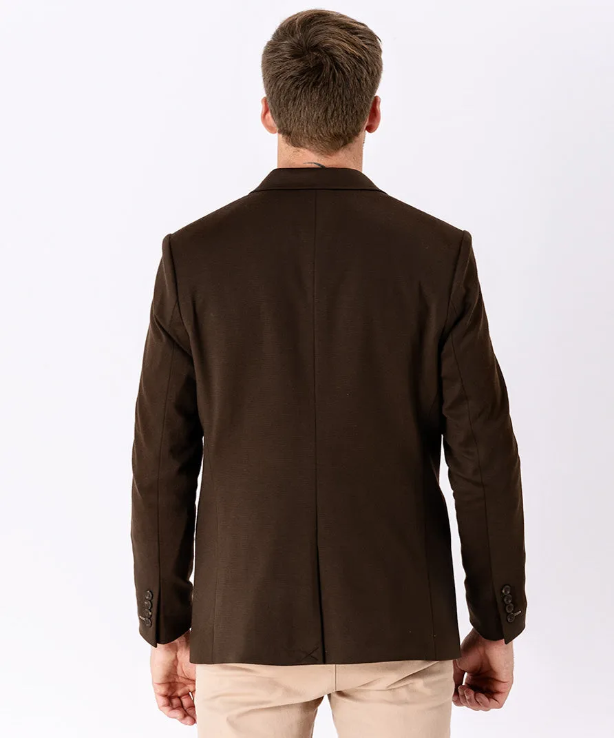 BLAZER MODA DE PUNTO OI23 MARRON
