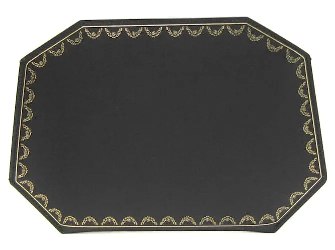 Bolsito de cuero GUIRLANDE DE CARTIER Negro 