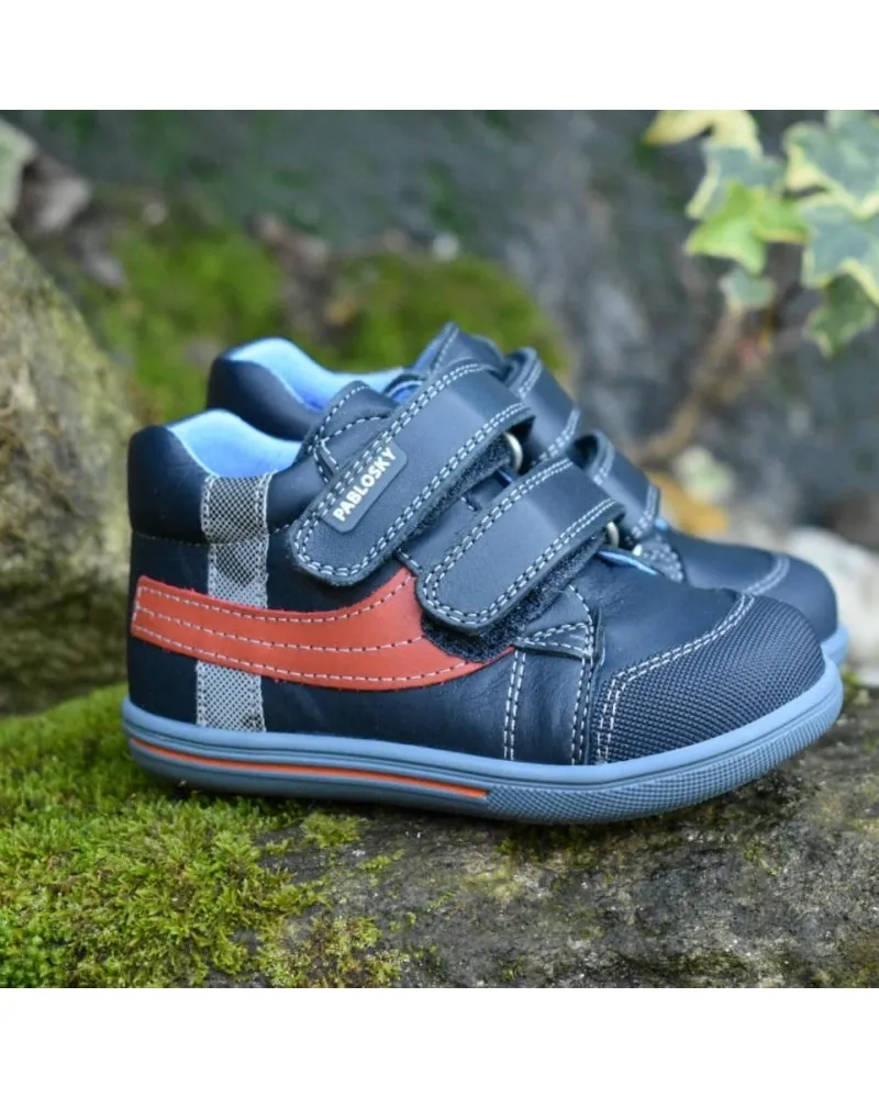 Botas bebé azul velcros PABLOSKY STEPEASY 002324 primeros pasos