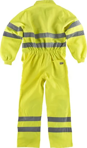 Buzo alta visibilidad con cintas reflectantes Amarillo